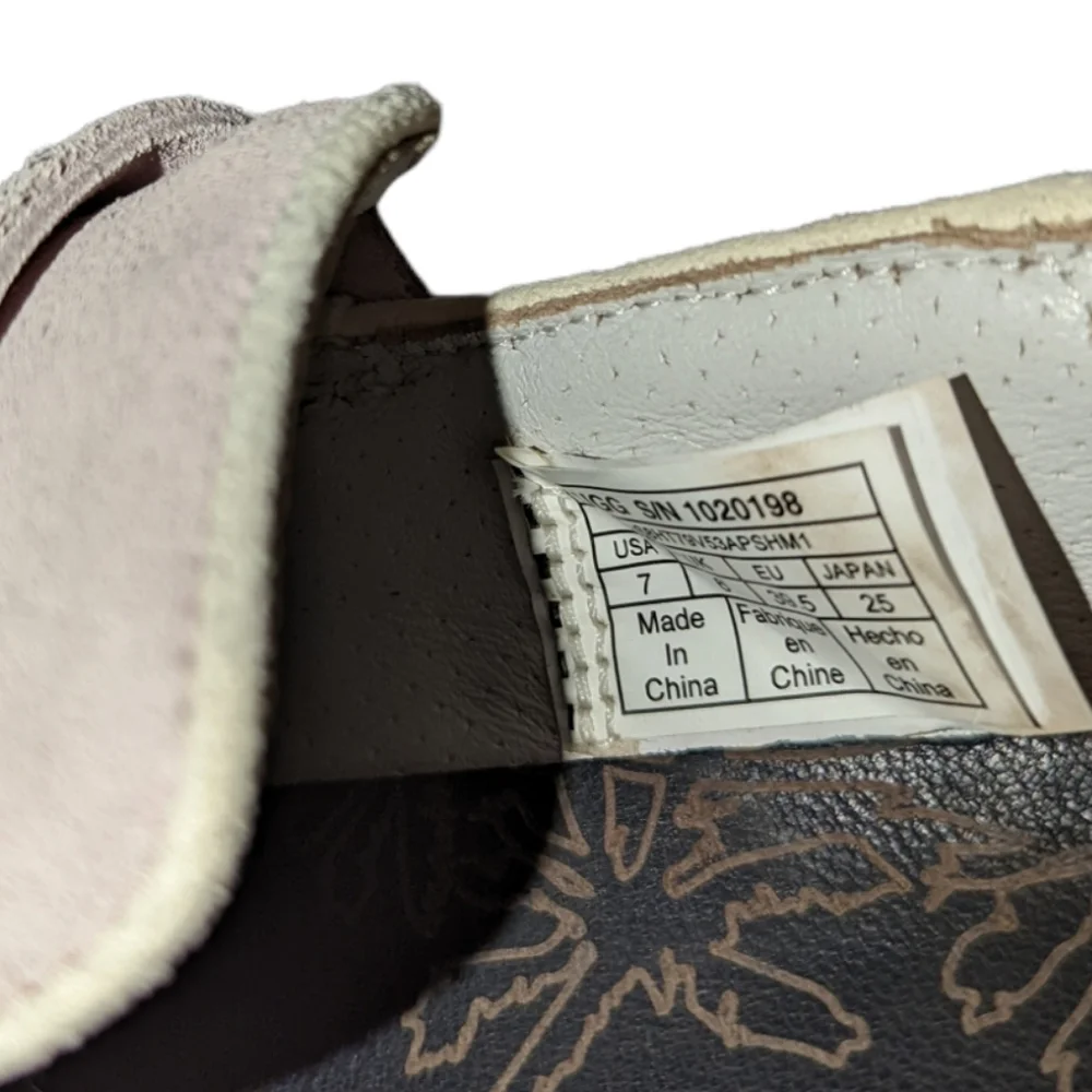 Mens UGG Pink Cali Penny Loafers Slip On Suede Leather Shoes 7 - Picture 12 of 12